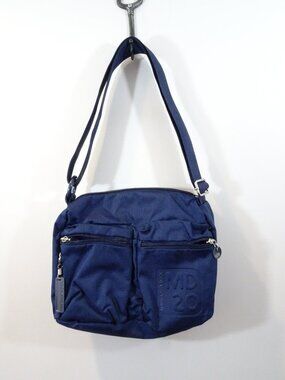 Mandarina Duck MD20 Crossbody Bag Blue Messenger Nylon Canvas Travel